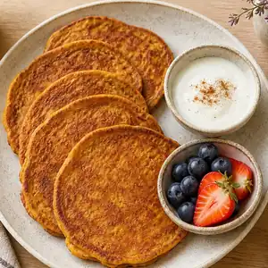 Pancake di patata dolce