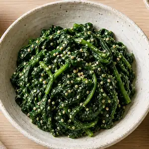 Spinaci al sesamo