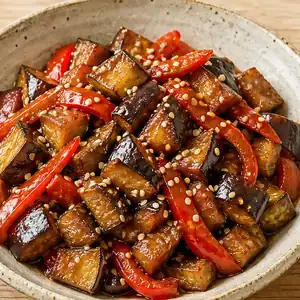 Champurū di melanzane al miso